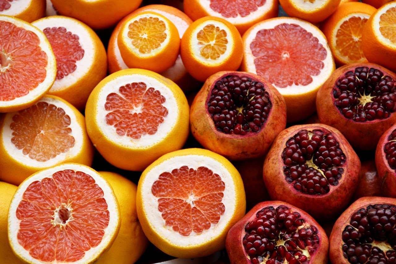orange grapefruit lemon