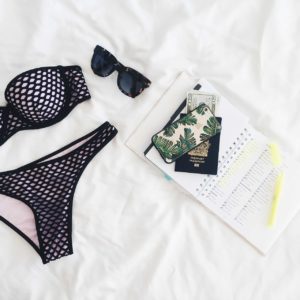 black undergarments
